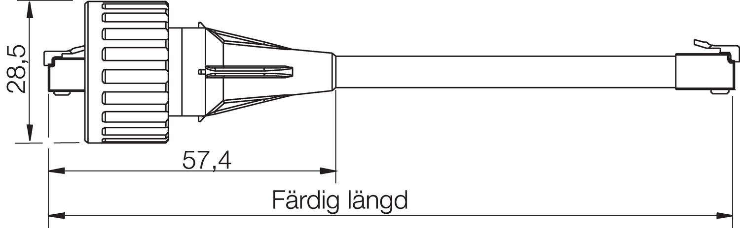 Casted contacts, dimension