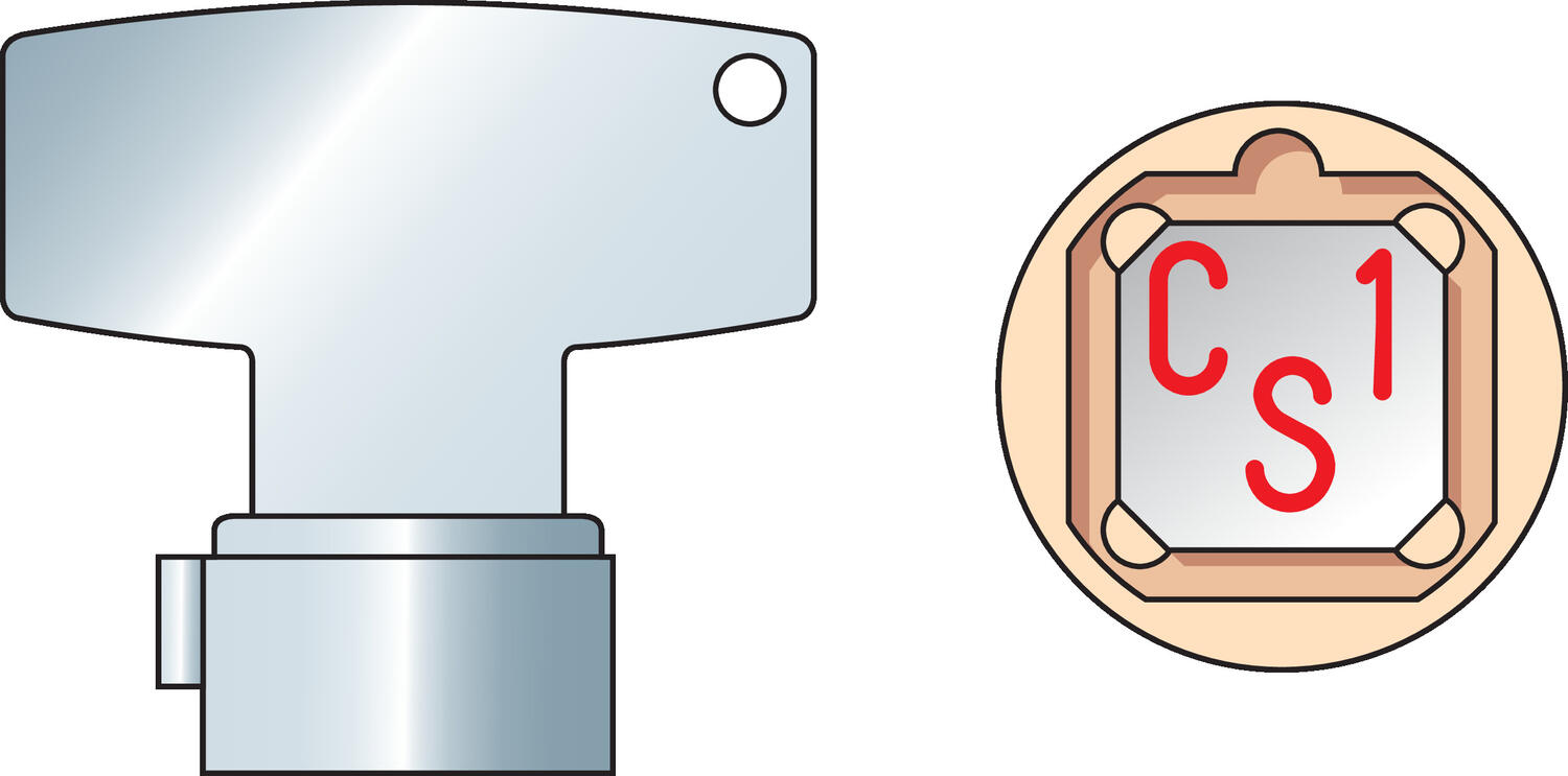 Castell avaimet/suojat