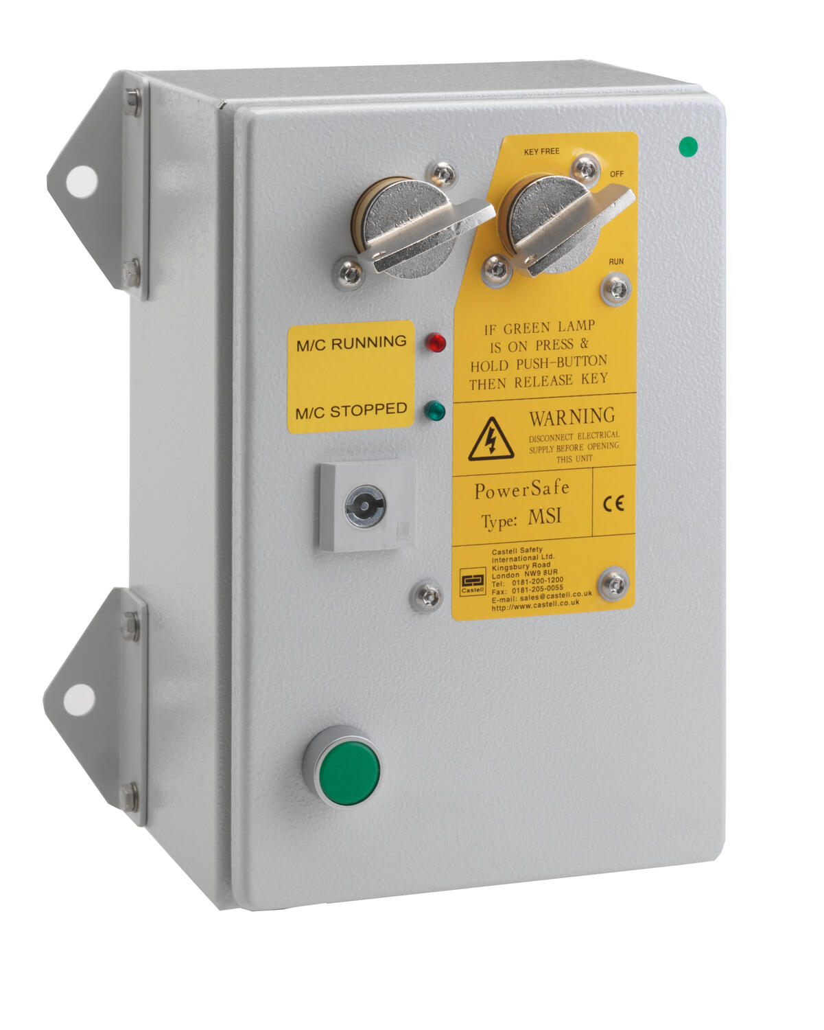 Castell pysähtymisvahti MSI