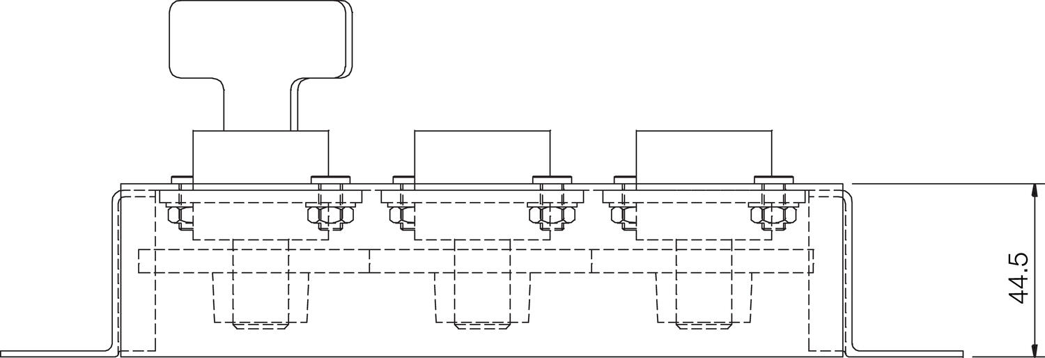 Castell X-avainyksikkö tekninen kuva