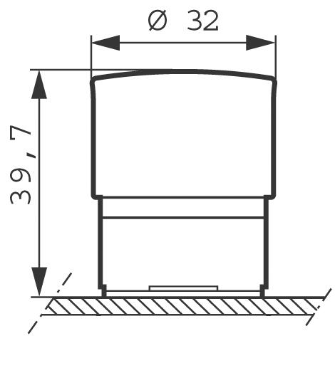 Castell X-avainyksikkö tekninen kuva