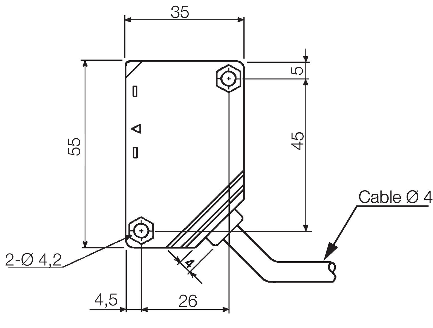 Dimension Compact multiphotocell with long distances