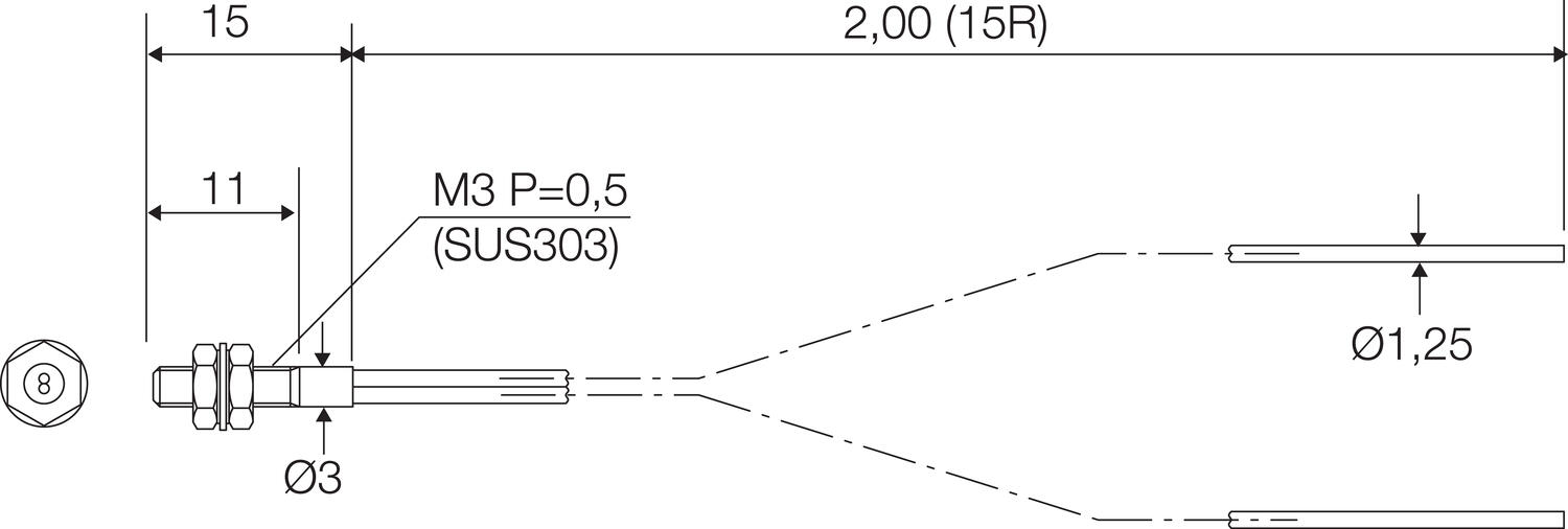 Dimension fibreconductor