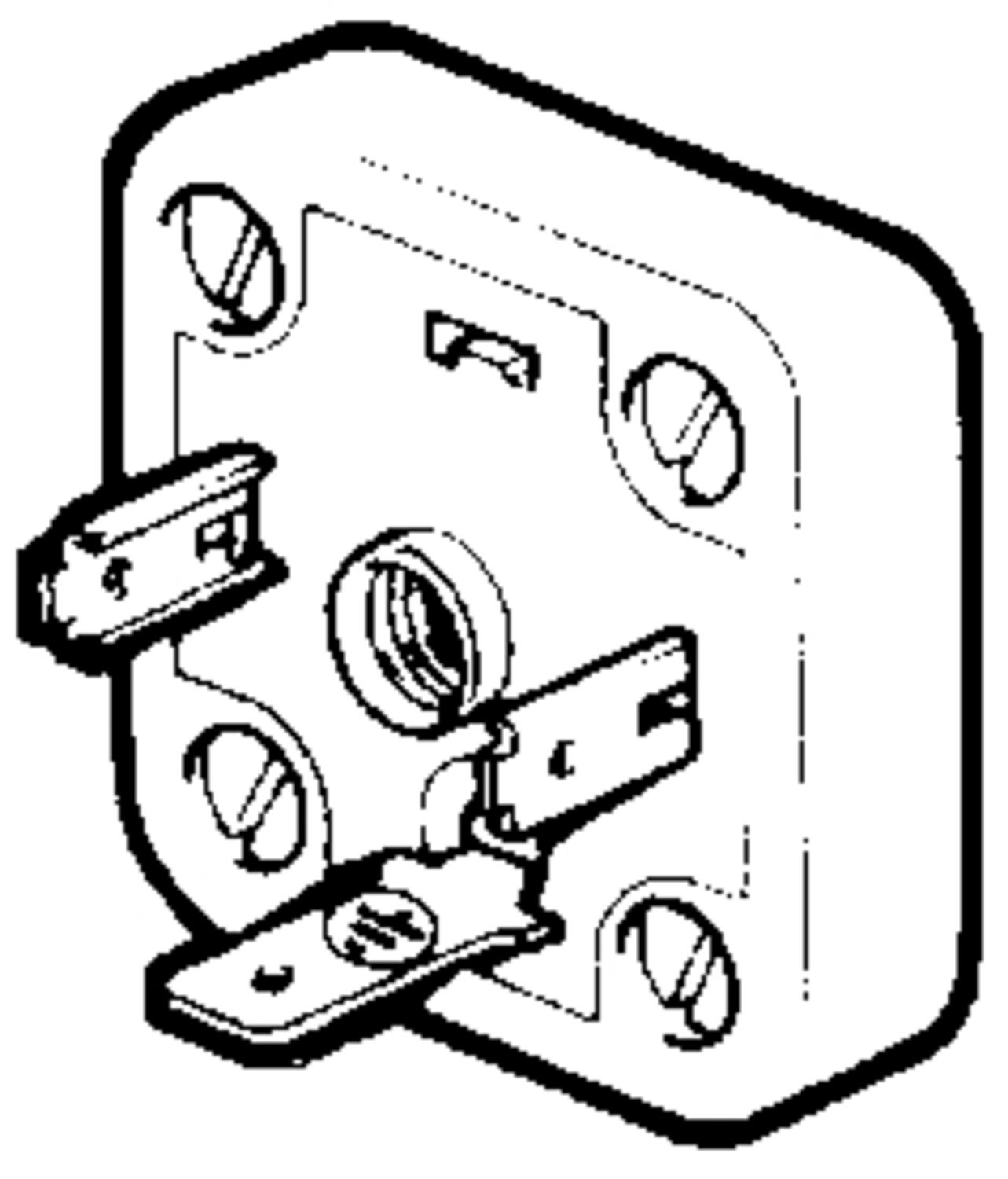 DINA pohjaliitin tekninen kuva