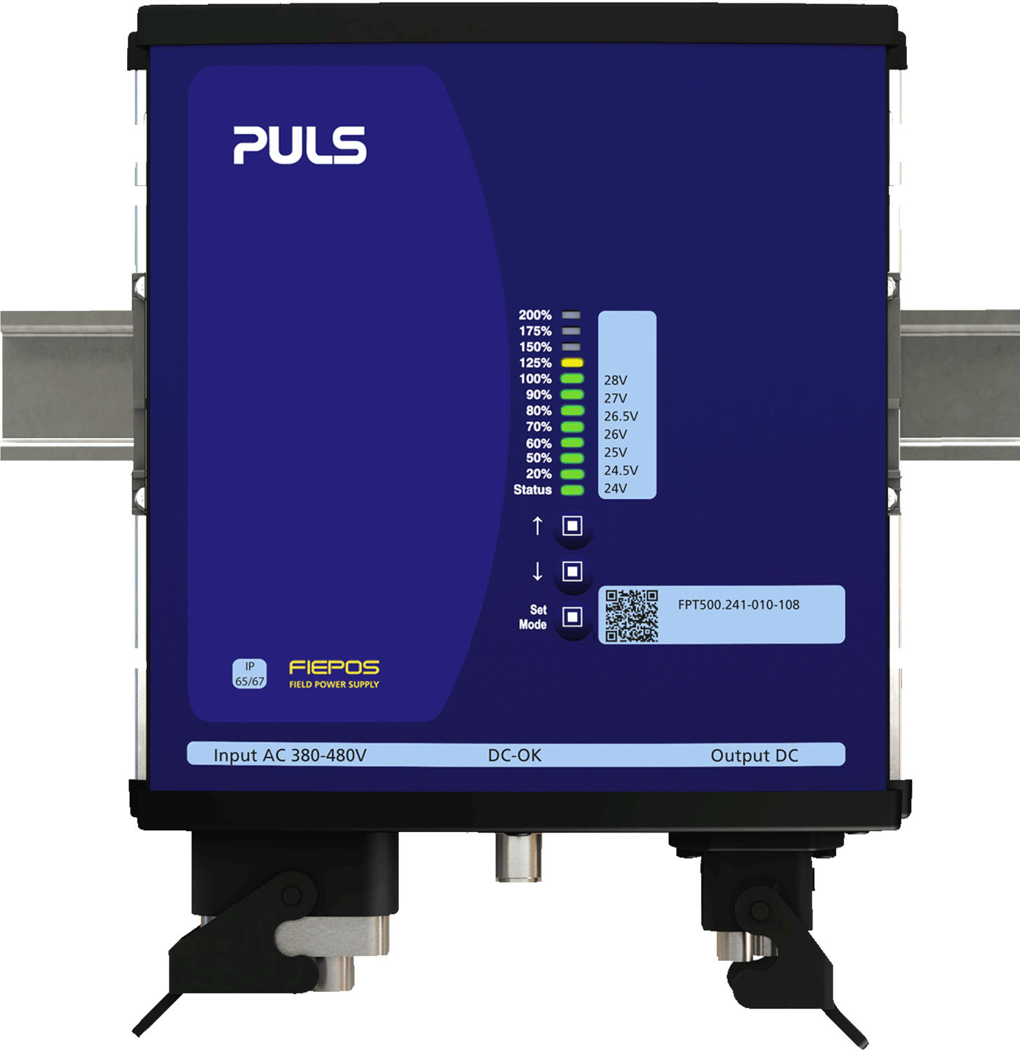 Diodi redundantti moduuli, mittakuva