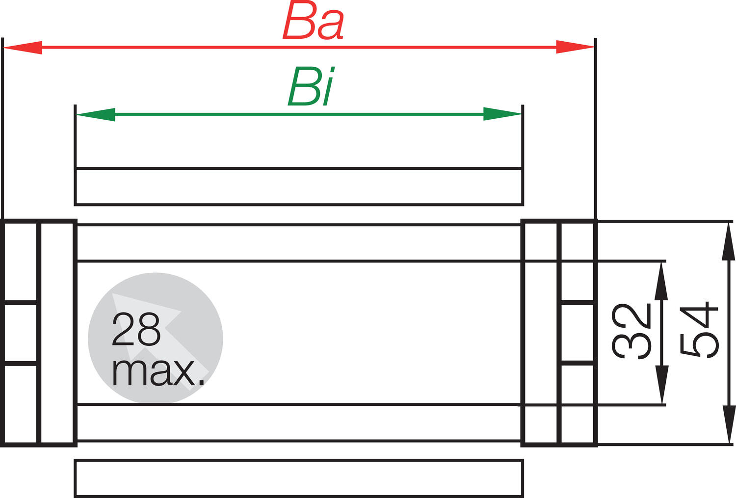 Energiansiirtoketju E4/1 18 lenkkiä