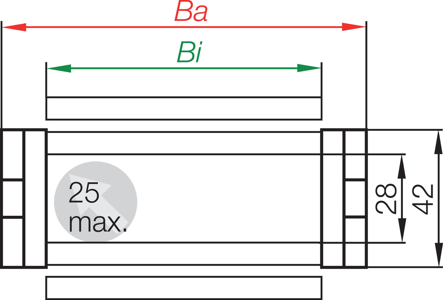 Energiansiirtoketju E4/1 22 lenkkiä