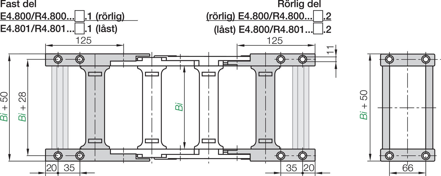 Energiansiirtoketju E4/1 9 lenkkiä diagrammi