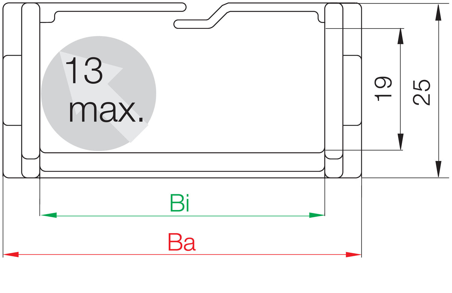 Energiansiirtoketju easy chain sarja E14