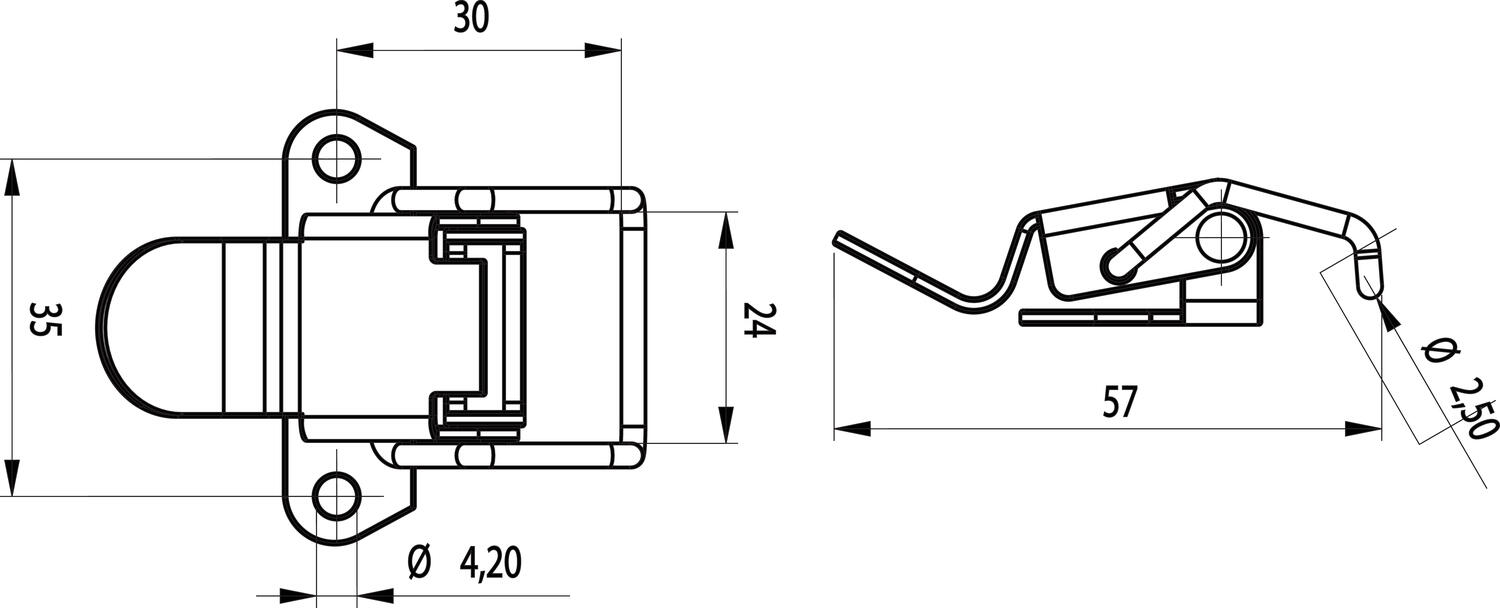 Epäkeskosalpa mitat
