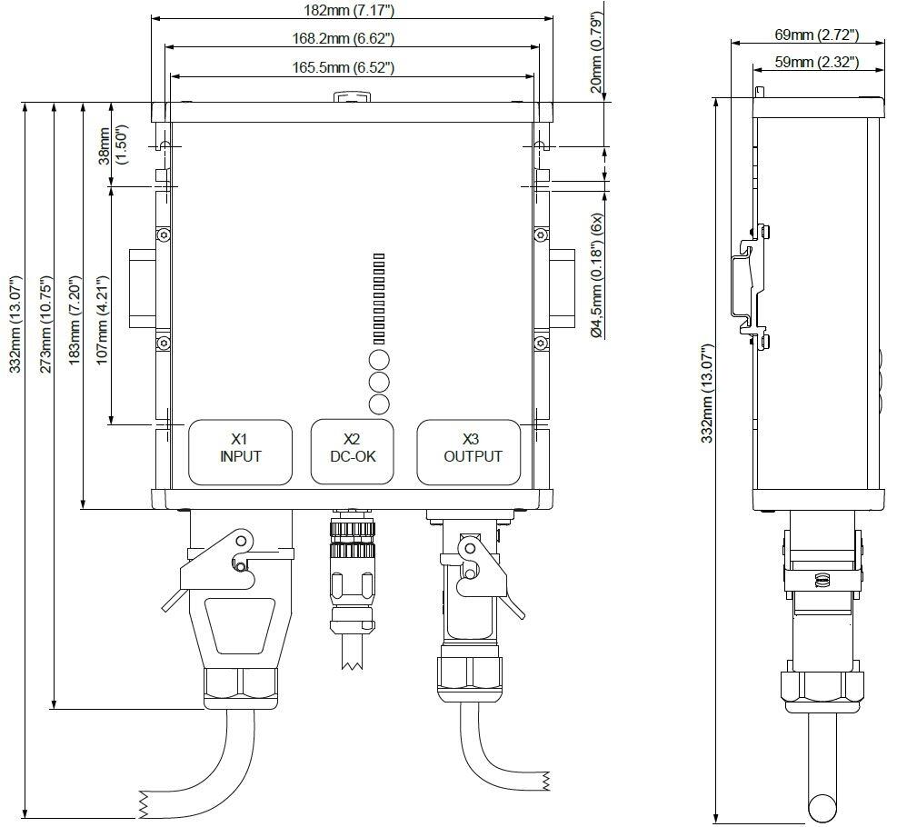 FIEPOS Basic teholähteet tekninen kuva