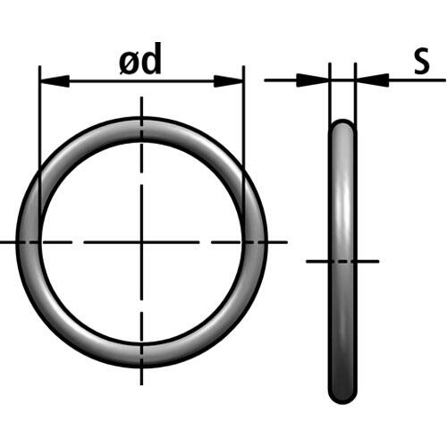 FR-M tiiviste mittakuva