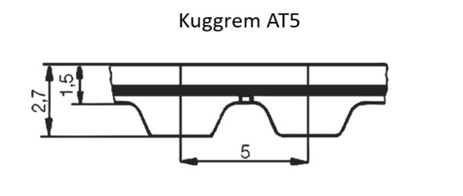 Hammashihna AT mittakuva