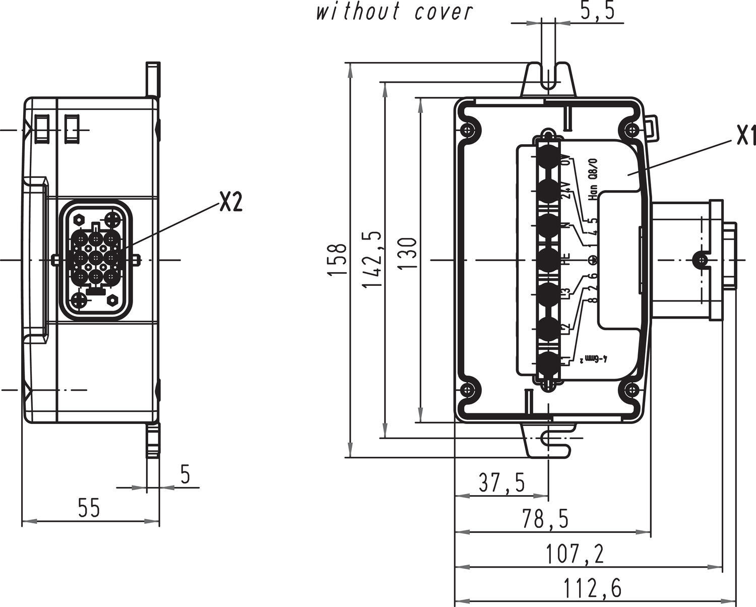 Han-Power S 1xHan Q 8/0