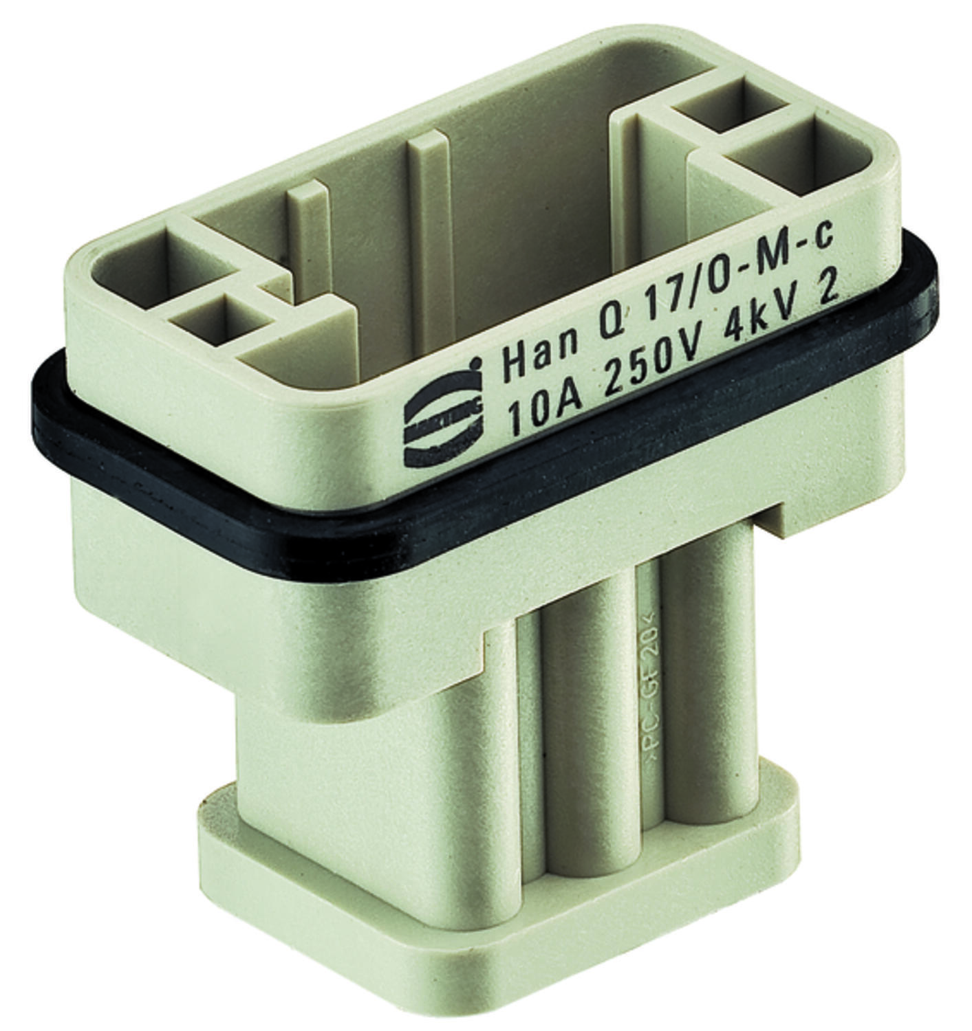 Han® Q 17/0 Kosketinosa uros puristus