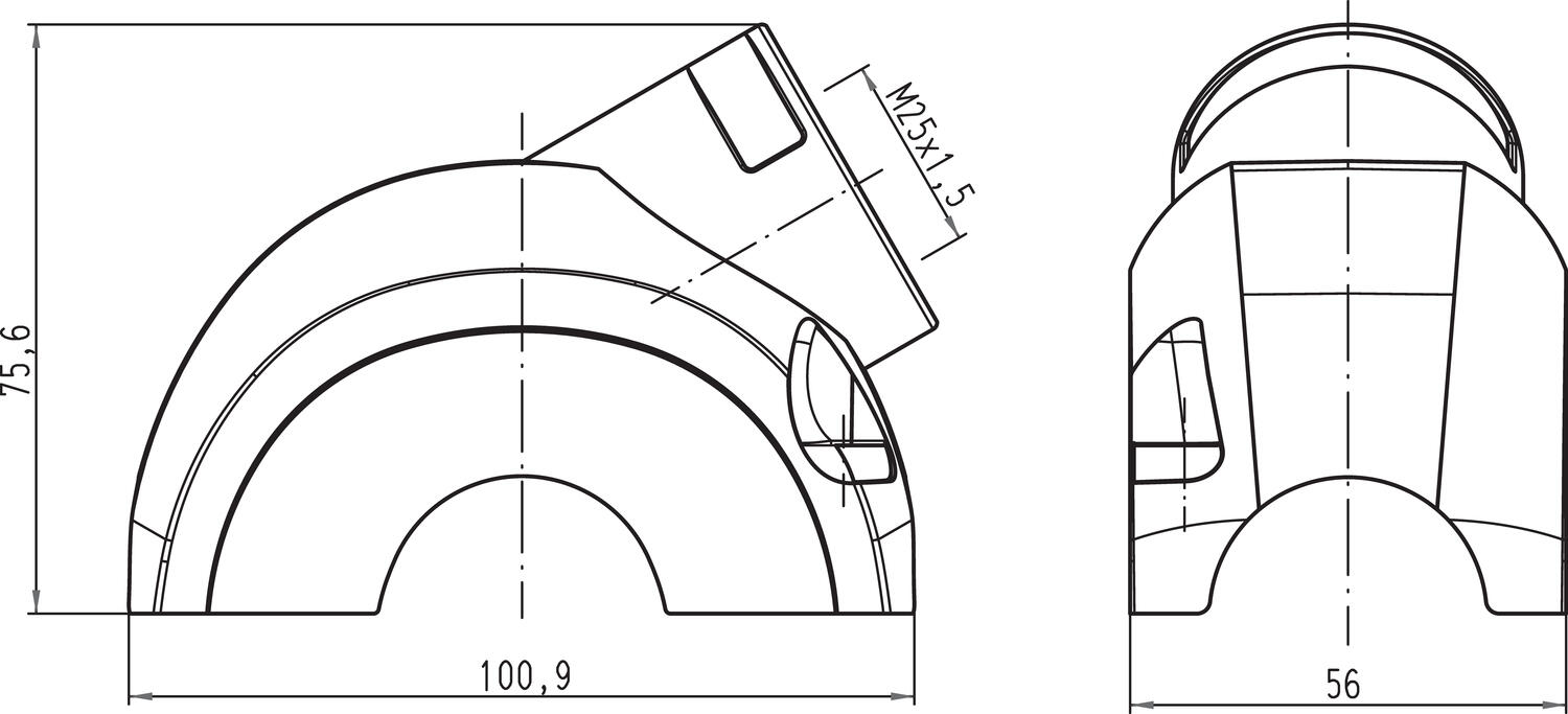 Han-Yellock 60 yläosa sivu tekninen kuva