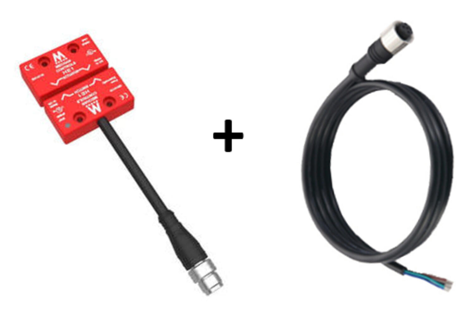 HE1 M12-liitinmalli + M12 kaapeli