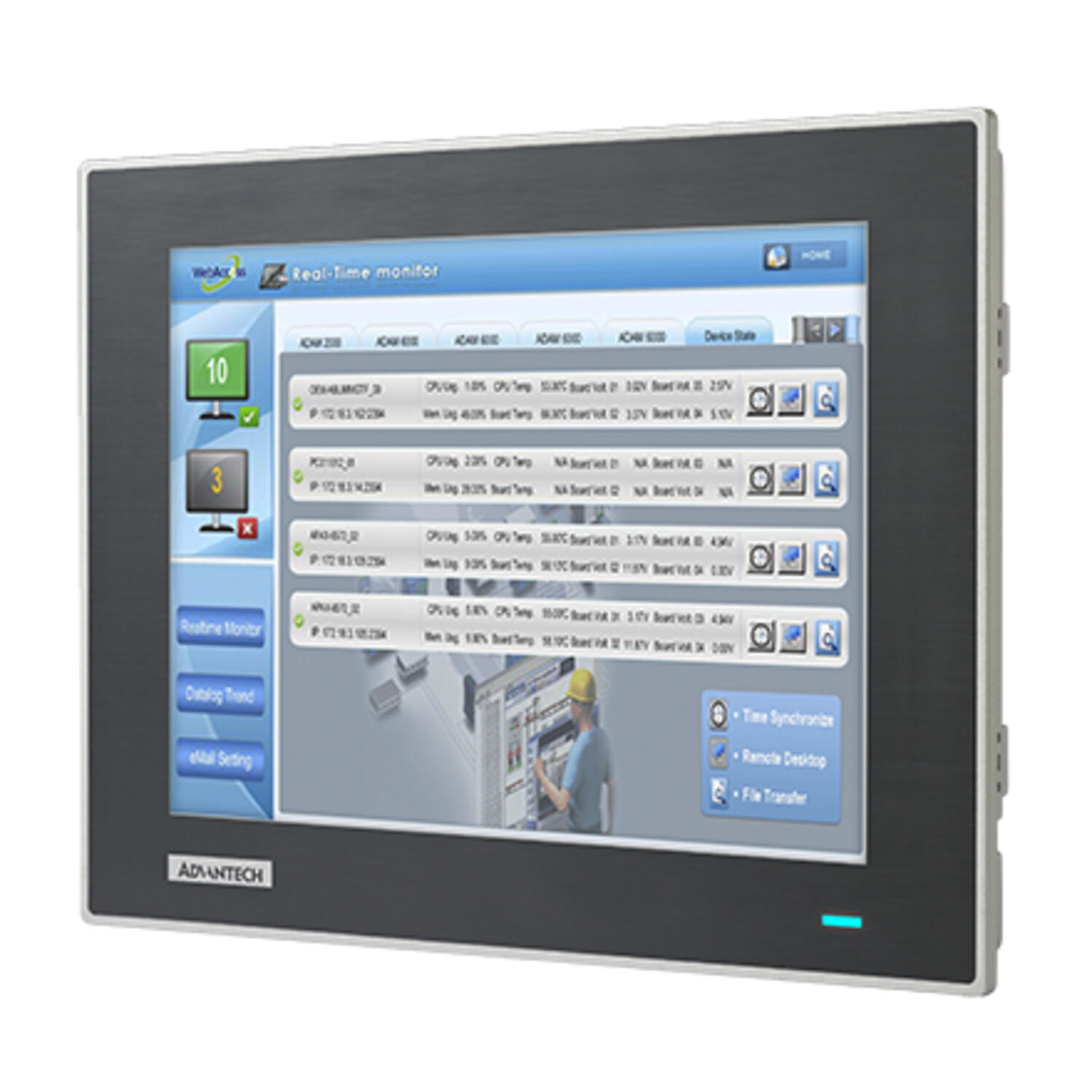 HMI-paneeli, 10,1", WOP-3100T, WinCE 6.0