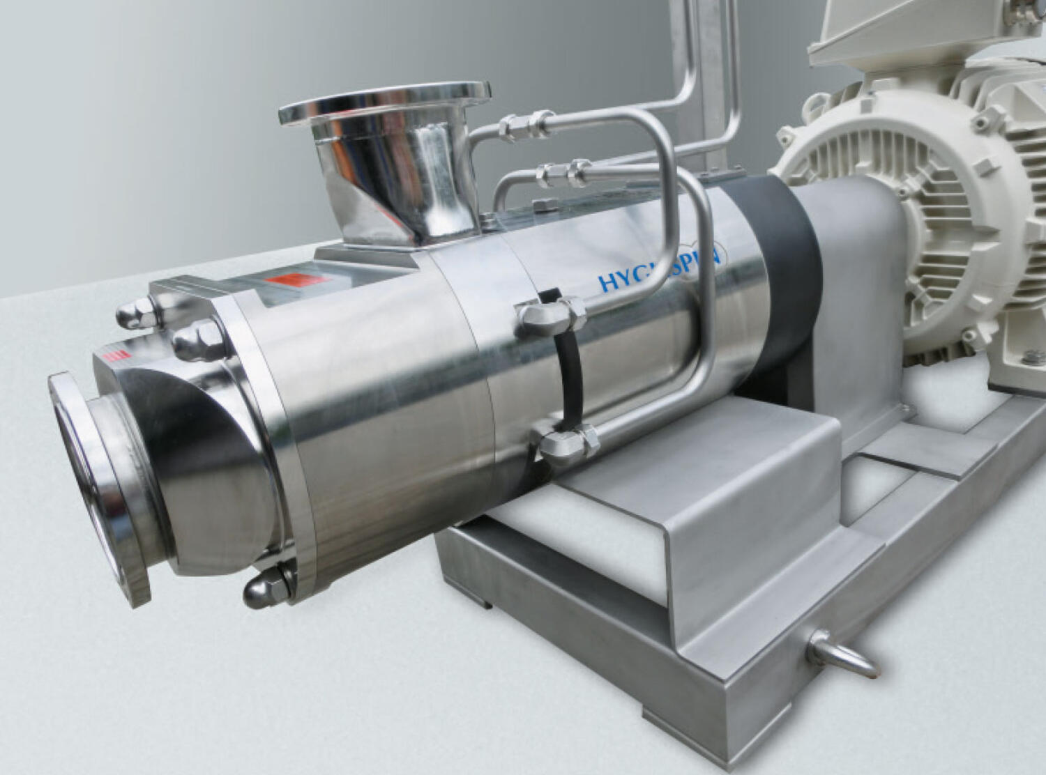 HYGHSPIN Extended kaksoisruuvipumppu asennettuna