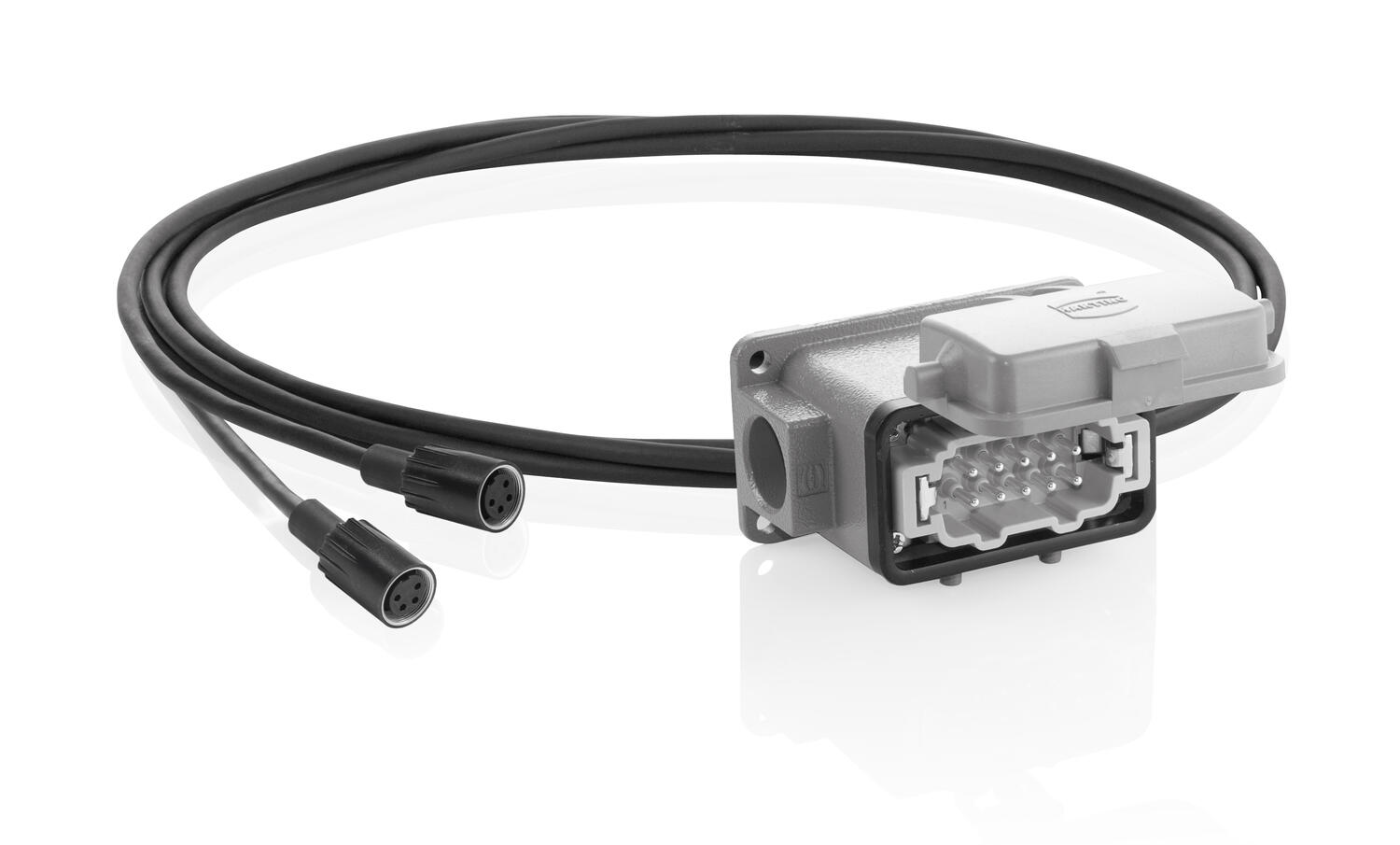 Hyttikaapeli 2Cam 8 m, 2 x 4pM -10pF Harting