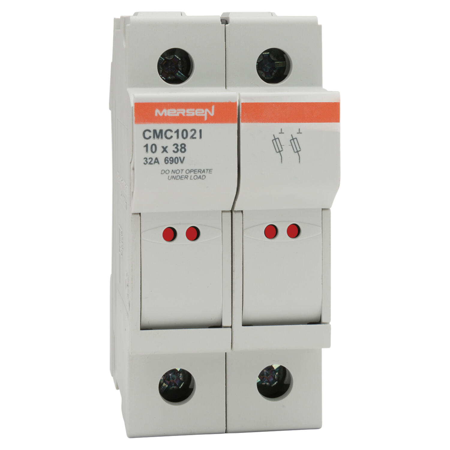 IEC sulakepesä 2-napainen + indikointi