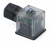 Itsekytkettävät DIN43650-liittimet