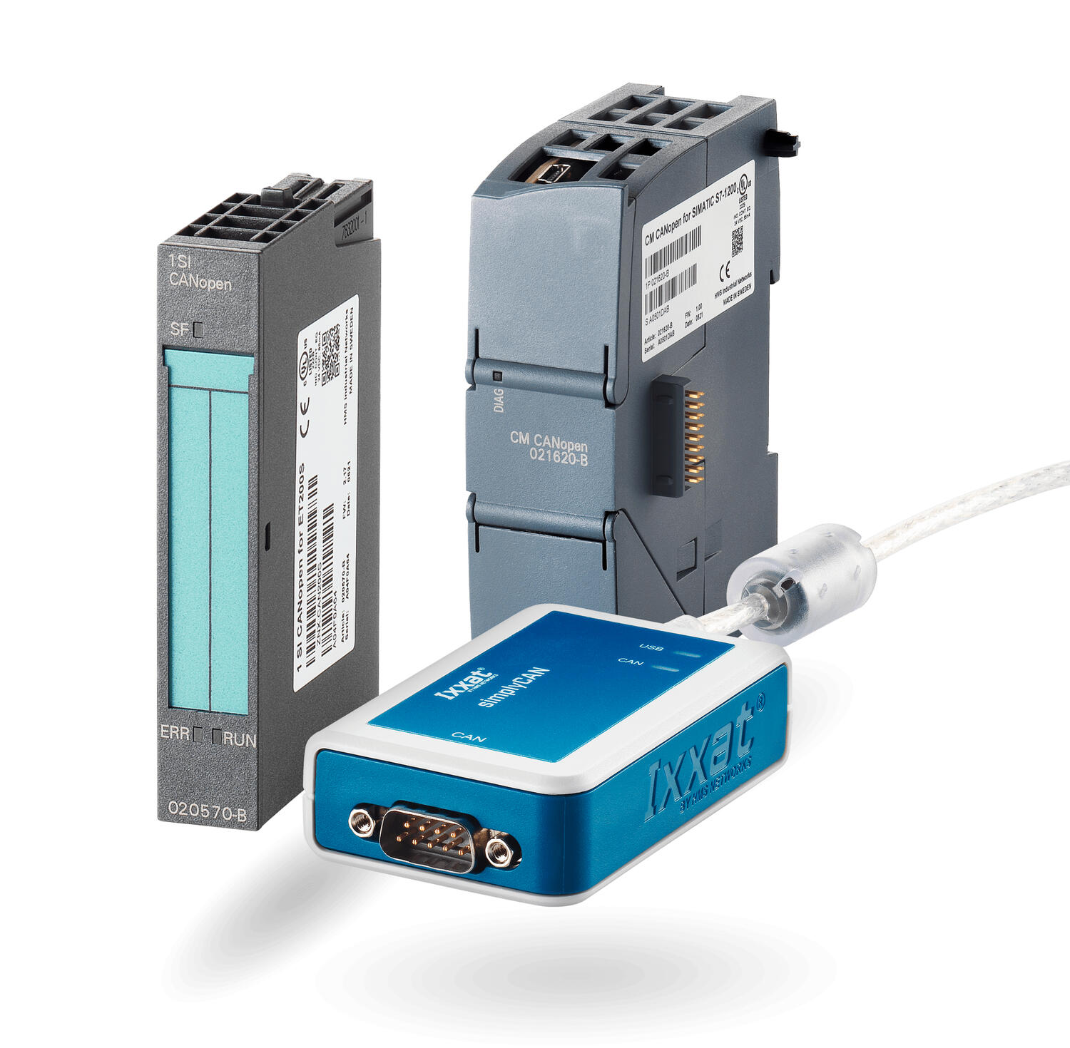 Ixxat CAN kommunikaatio