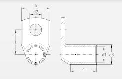 Kaapelikenkä tekninen kuva