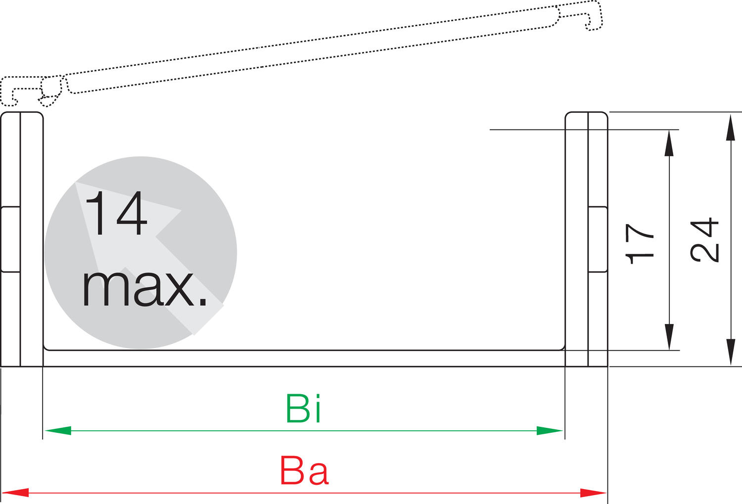 Kaapeliketju E2 Mini -sarja B15/B15i
