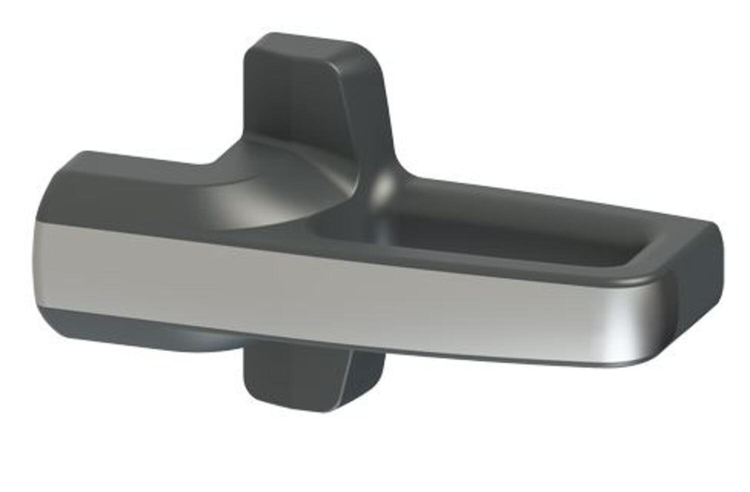 Kahva NG sähkölukolle, P-KUBE Krome, satin chrome