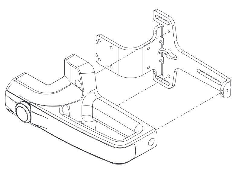 Kahva NS sähkölukolle, asennuskuva