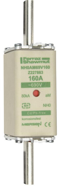 Kahvasulake NH0 aM 690 V 160 A