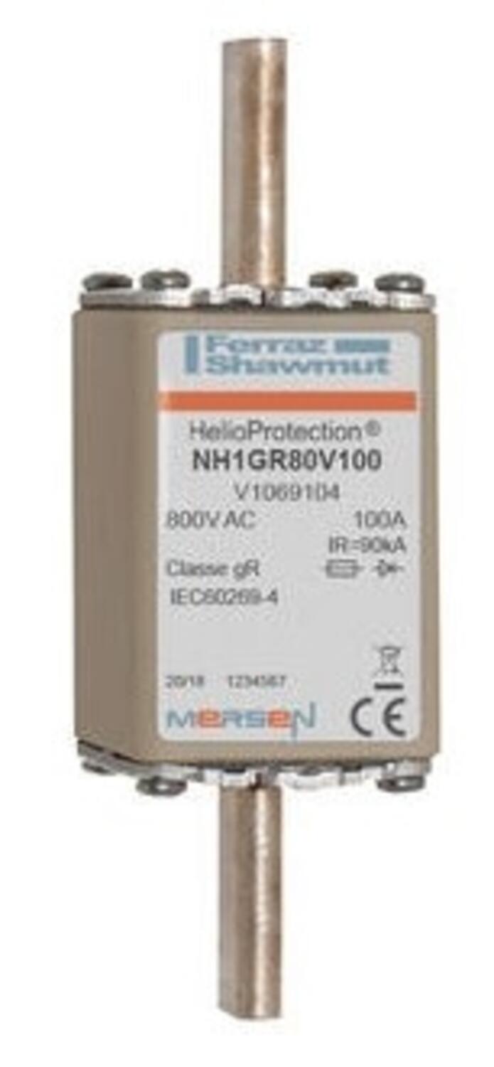 Kahvasulake NH1, gR, 800 V AC, 100 A