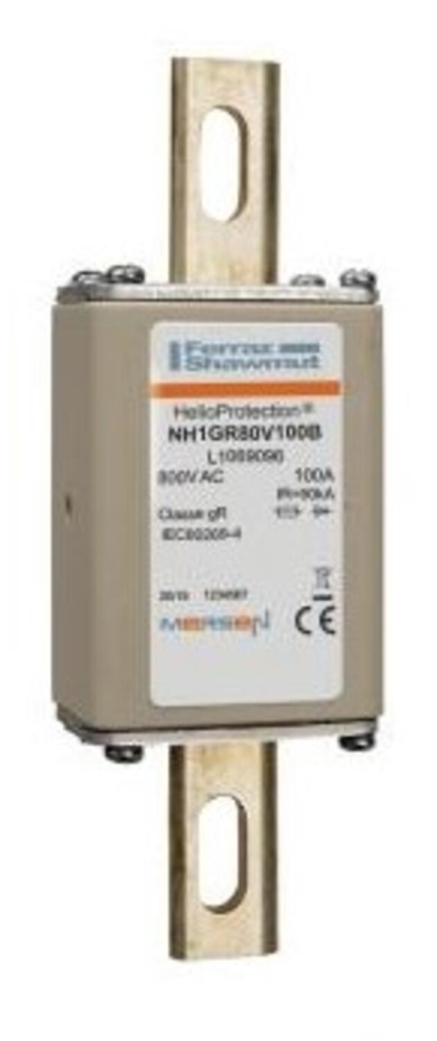Kahvasulake NH1, gR, 800 V AC, 100 A