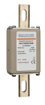 Kahvasulake NH1, gR, 800 V AC, 50 A