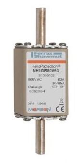Kahvasulake NH1, gR, 800 V AC, 63 A