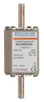 Kahvasulake NH1, gR, 800 V AC, 80 A
