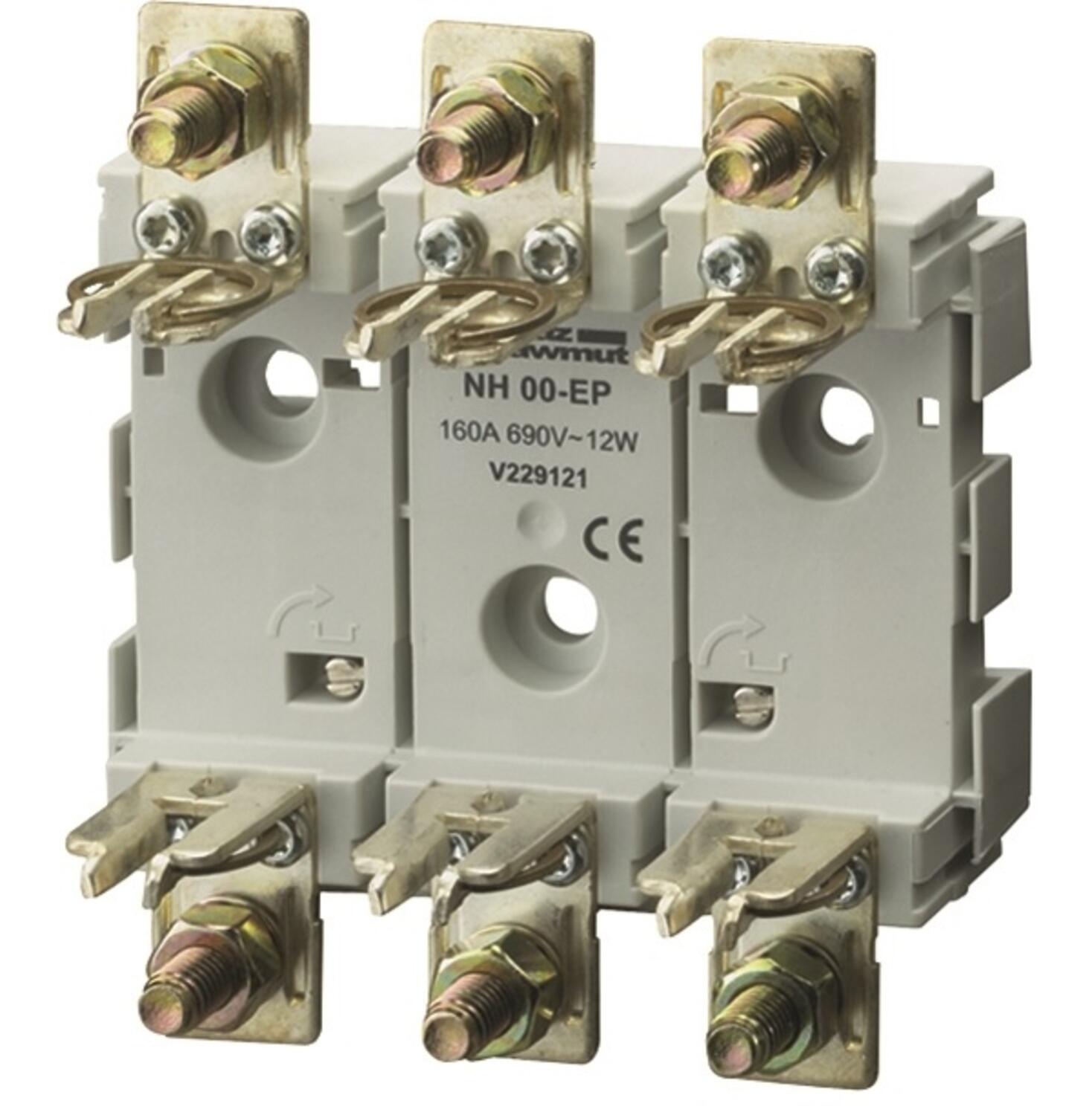 Kahvasulake pohja NH00 3-napainen