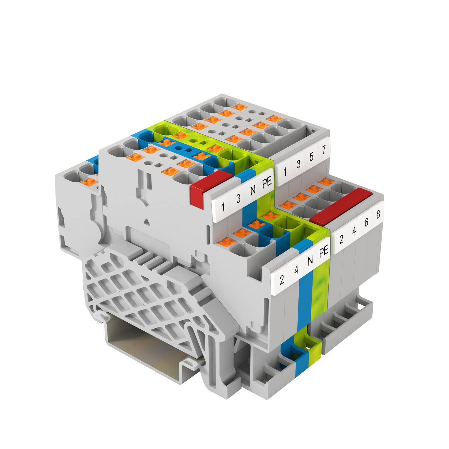 Kaksikerrosliittimet PRKD/PSLD 2,5mm2