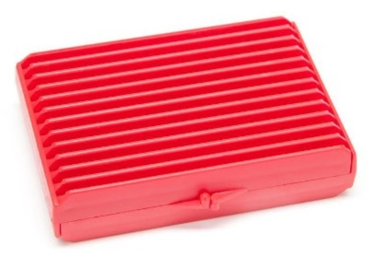 Kaksipuolinen säilytysrasa PA02-merkeille punainen