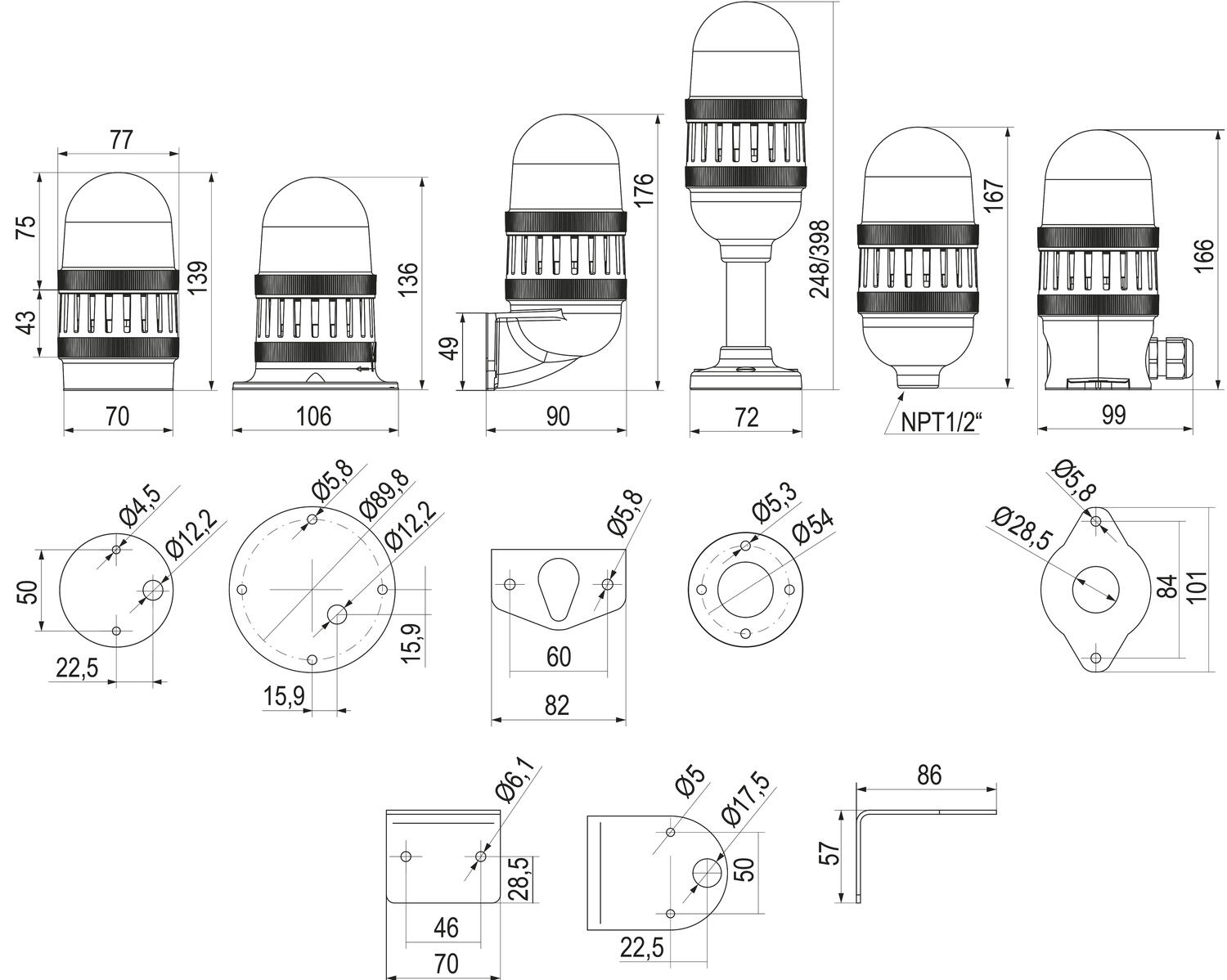 Kallistus- ja kiihtyvyysanturit