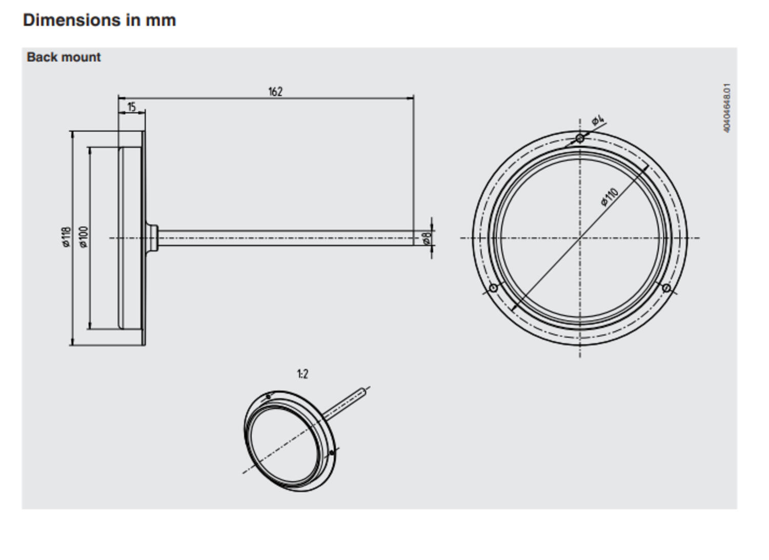 Kanavalämpötila-mittarit, tekninen kuva