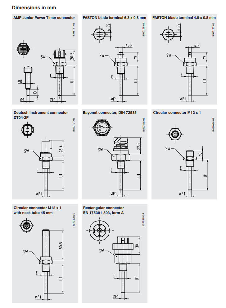 Kierrettävät lämpömittarit TF35 kuva 1.1