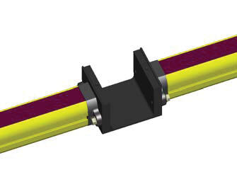 Kiinteät muting-varret, SG-BIG, lähikuva