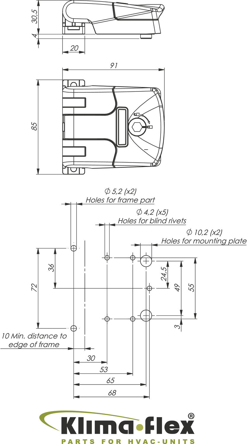 Klimaflex Compact lukkosarana