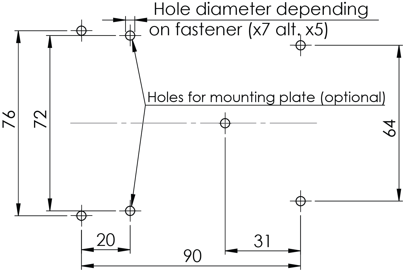 Klimaflex Gen2 lukkosarana mitat