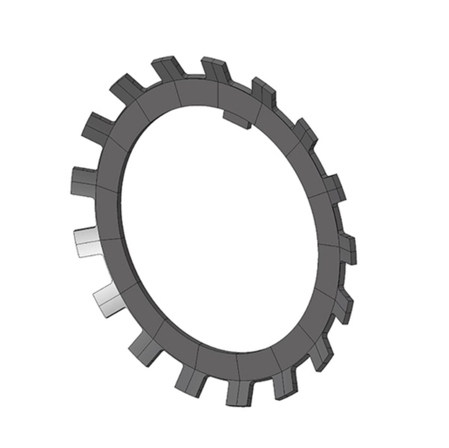 KM akselimutterit, mittakuva