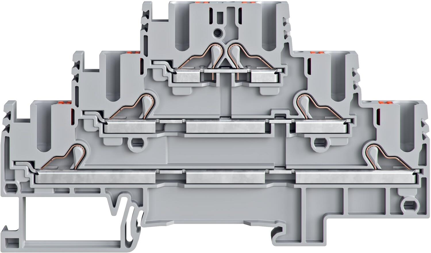 Kolmikerrosliitin PIKD harmaa