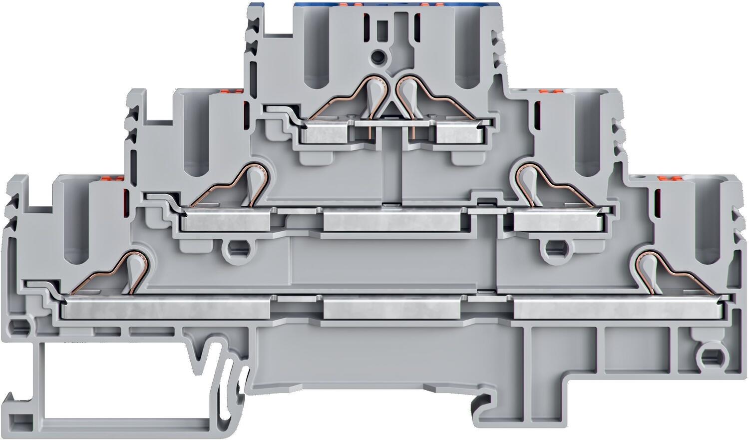 Kolmikerrosliitin PIKD harmaa