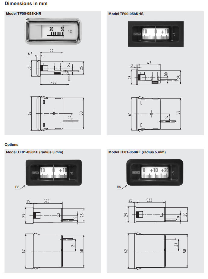 Kompaktit lämpötilalähettimet